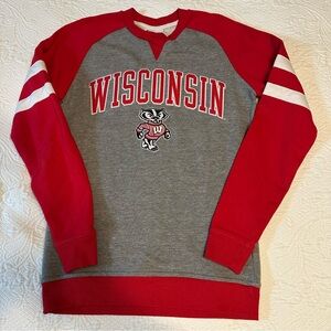 University of Wisconsin Gray and Red Sweatshirt women’s size XS
